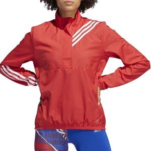 Adidas Red and White Track Jacket